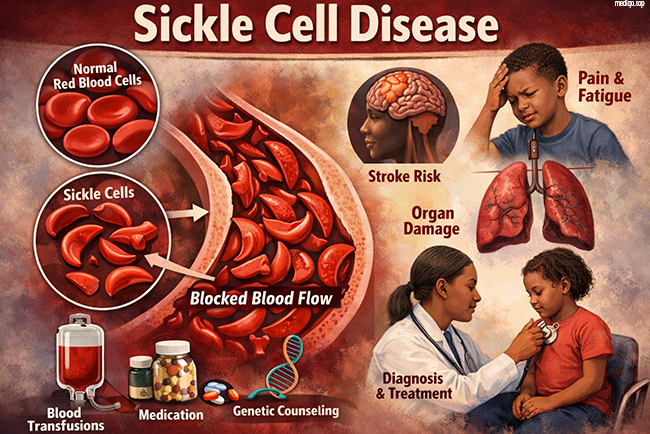Sickle Cell Disease: Causes, Symptoms, Diagnosis, and Modern Treatment Options