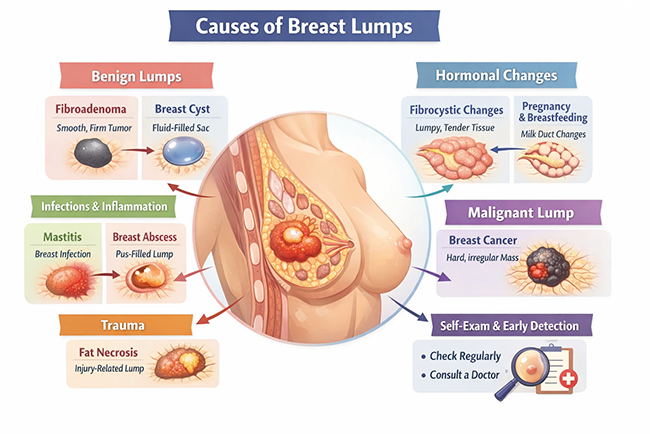 breast lump causes