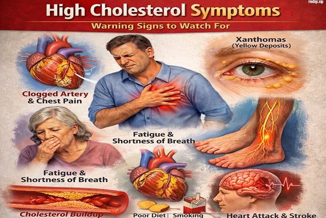 high cholesterol symptoms