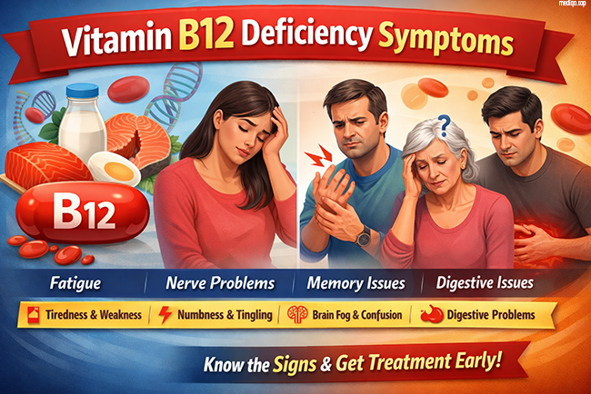 vitamin B12 deficiency symptoms