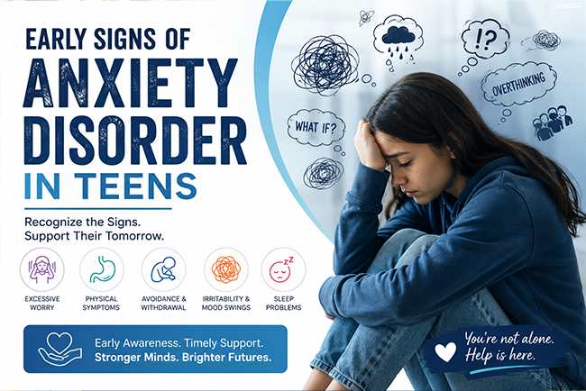 Early Signs of Anxiety Disorder in Teens