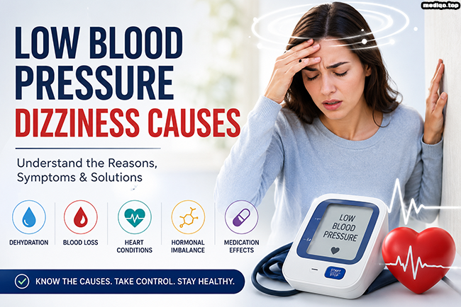 low blood pressure dizziness causes