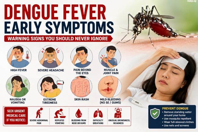 dengue fever early symptoms