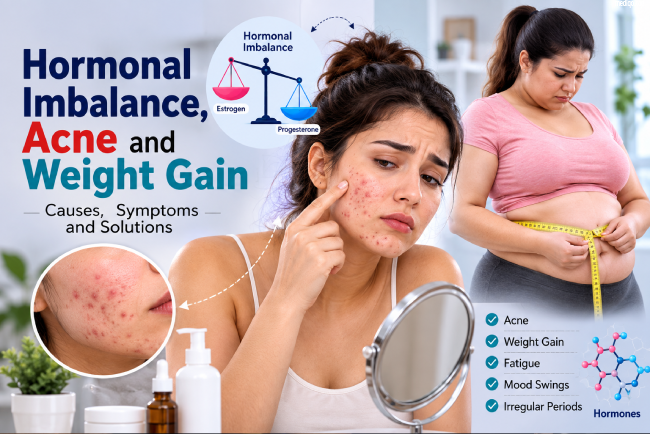 hormonal-acne-weight-gain