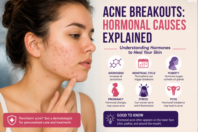 hormonal causes of acne